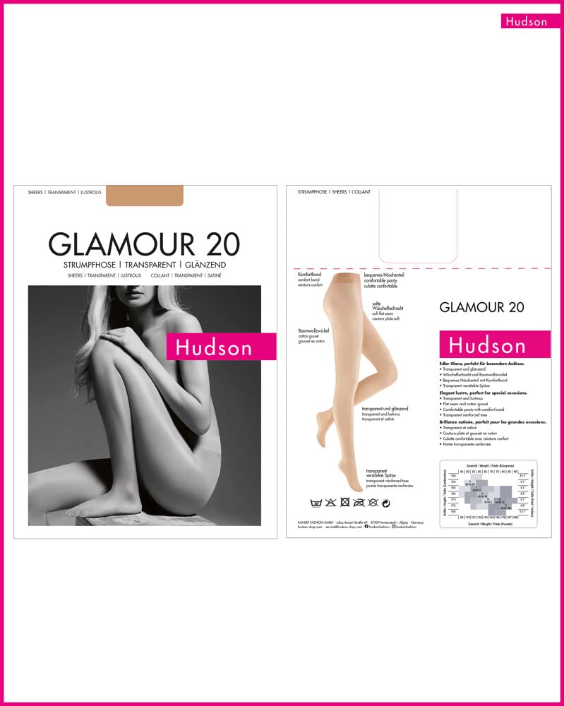 hudson-glamour-20-strumpfhose-transparent-caramel-36-38 image 4