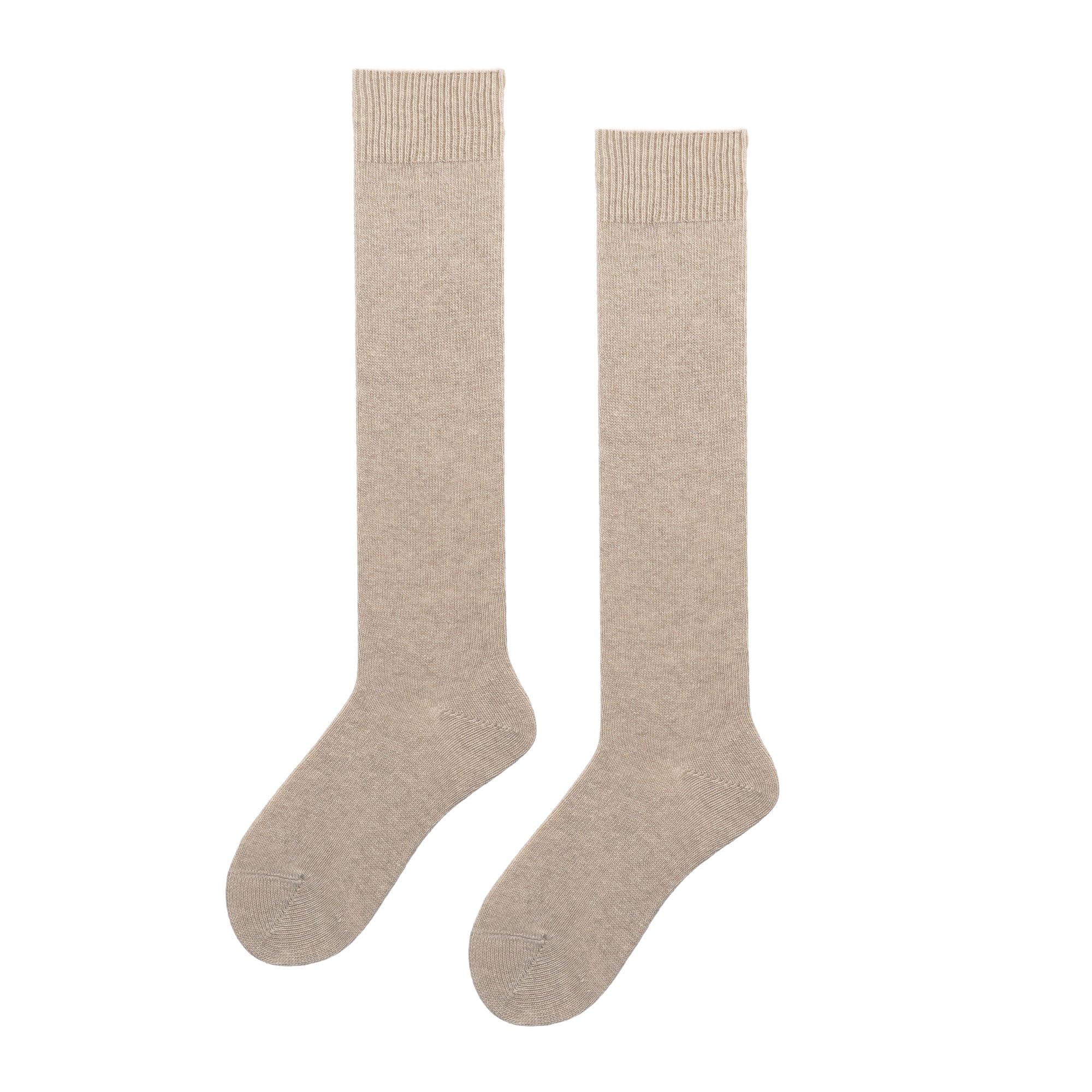 kunert-wool-care-cosy-cashmere-kniestr-mpfe-beige-mel-warm image 1