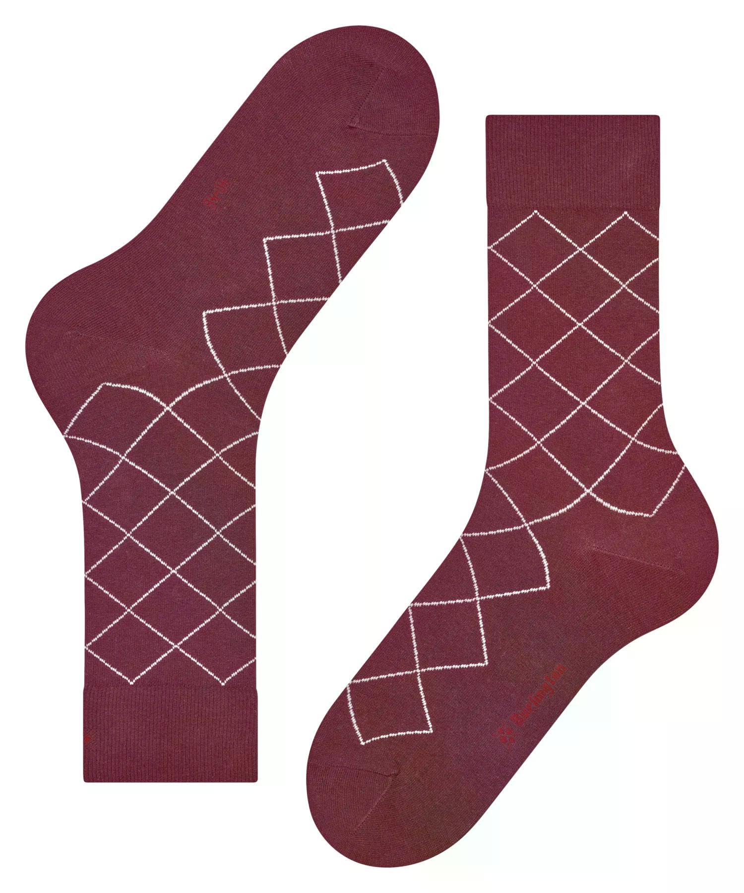 burlington-soho-vibes-herrensocken-burgundy-8326-nachtleuchten image 5