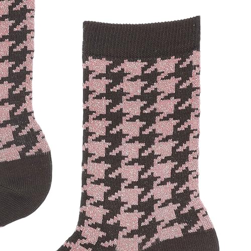 hudson-only-check-damensocken-earthy-brown-0972-karo image 6