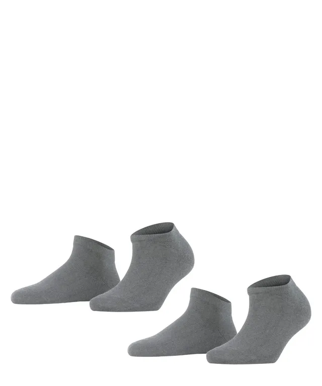 falke-happy-damen-sneakersocken-grau-2-paar-39-42 image 1