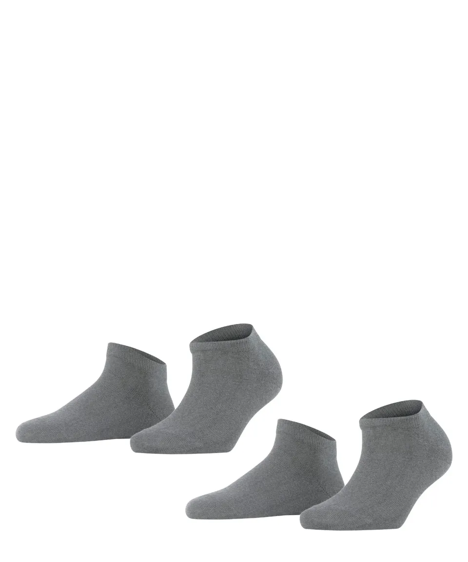 falke-happy-damen-sneakersocken-grau-2-paar-39-42 image 1