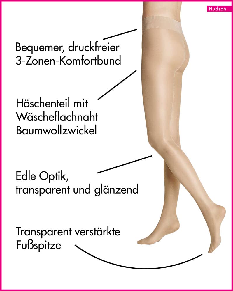 hudson-glamour-20-strumpfhose-transparent-caramel-36-38 image 2
