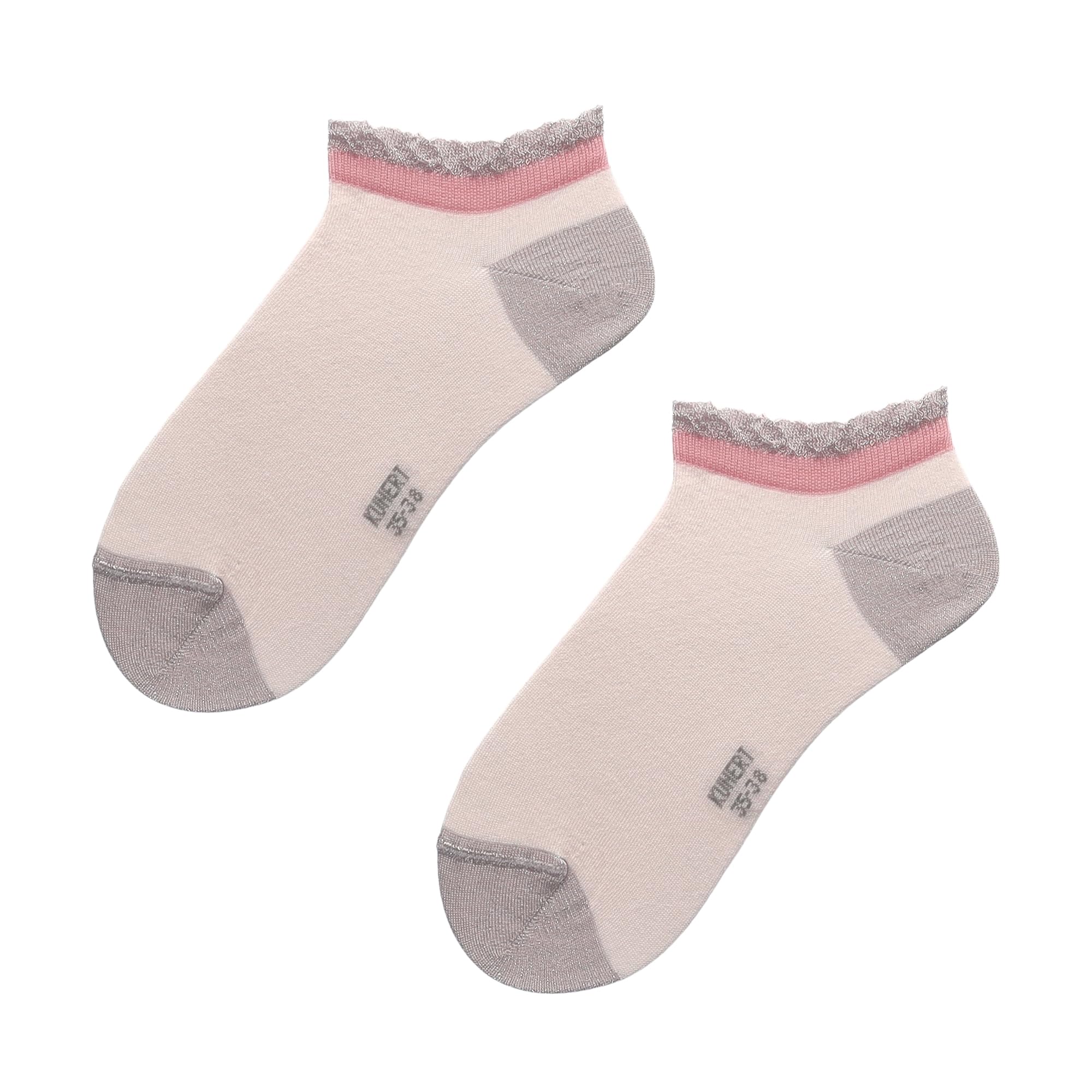 kunert-perfect-shine-sneaker-socken-coral-35-38-glanz image 8