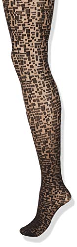 hudson-micro-square-fashion-50-den-strumpfhose-schwarz-38-40-karo image 4