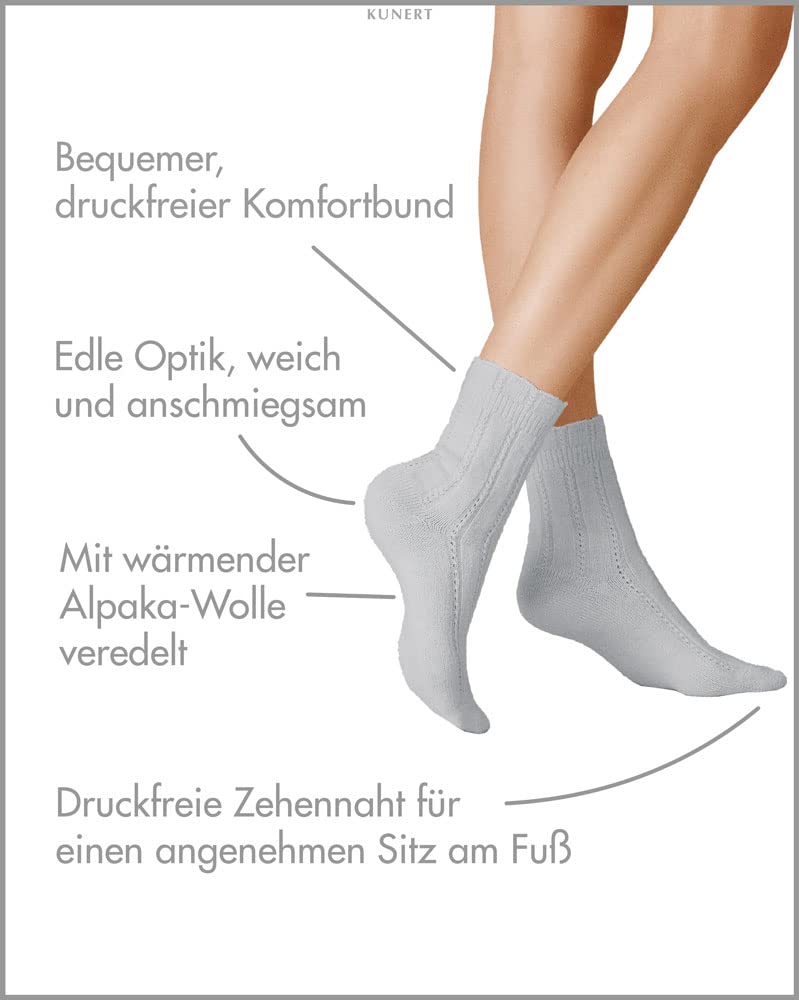 kunert-homesocks-damen-bedsocks-hellblau-39-42-kuschelig image 2