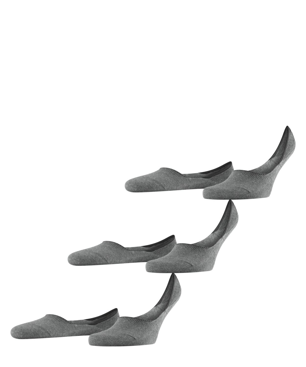 falke-step-invisible-medium-cut-f-linge-3-paar-baumwolle image 1