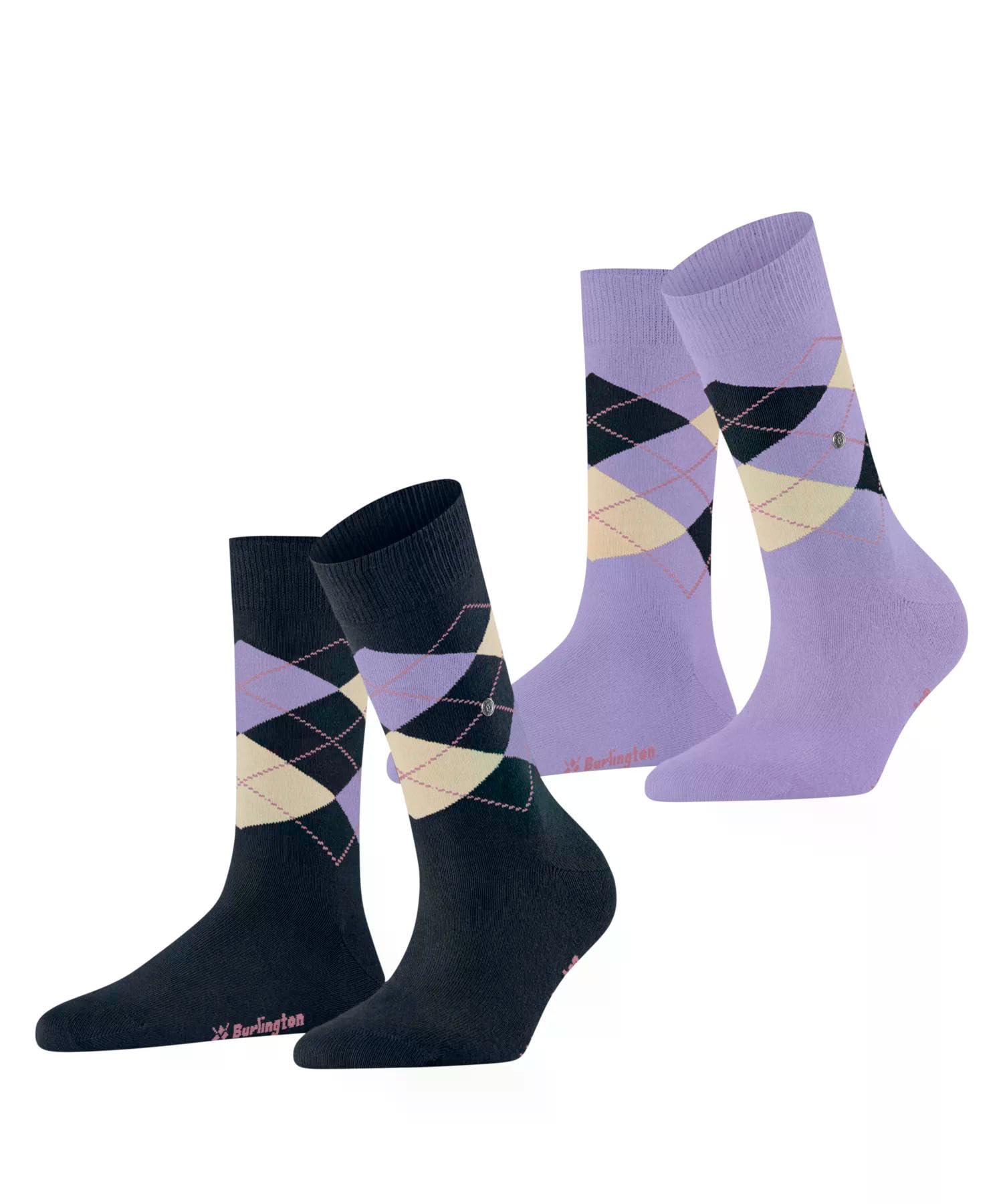 burlington-everyday-argyle-socken-arctic-melange-grau image 7
