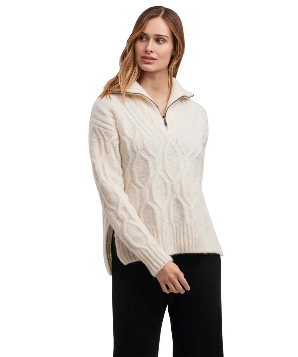 falke-merino-rustique-pullover-damen-troyerkragen-wolle image 1