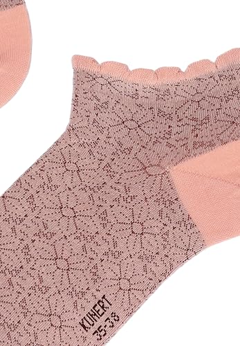 kunert-raffinesse-summer-flower-sneaker-socken-39-42-blumen image 6