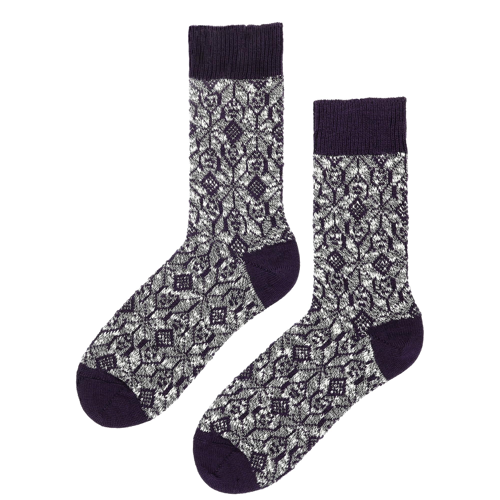 hudson-only-earthy-graphic-socken-herren-marineblau-tweed image 4