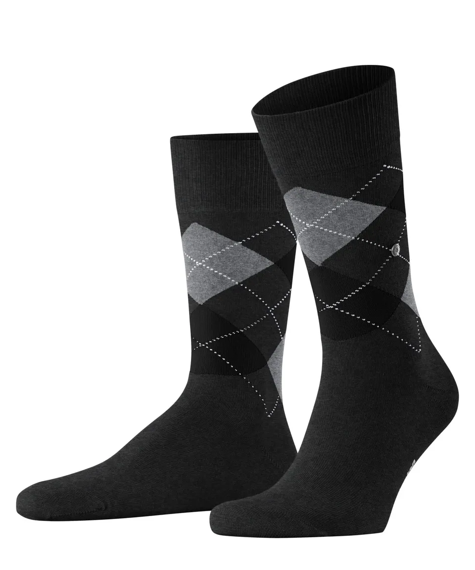 burlington-king-herrensocken-baumwolle-grau-new-grey-40-46 image 1
