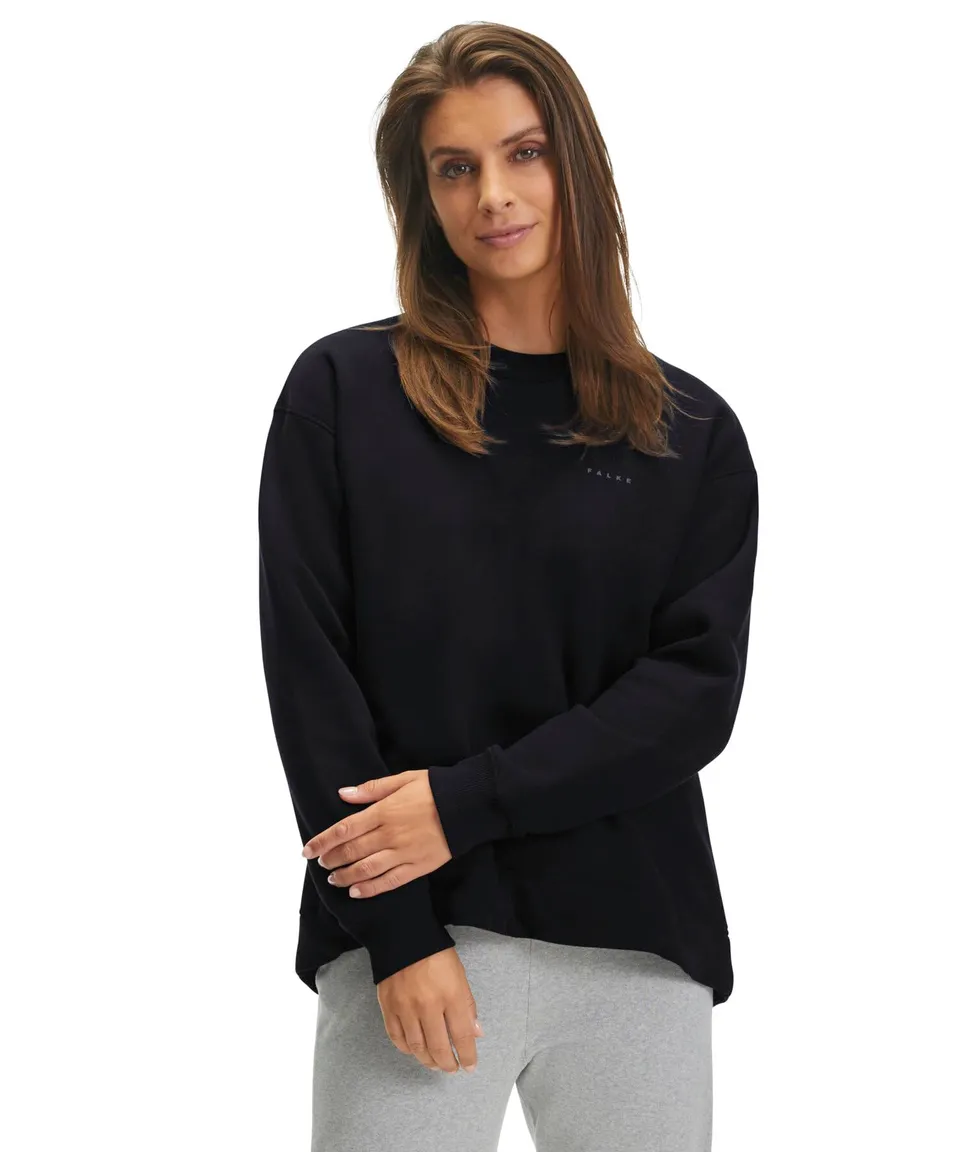 falke-cotton-touch-basic-sweat-shirt-damen-baumwolle image 1