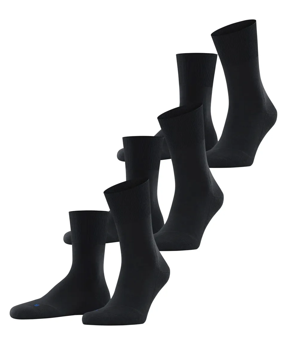 falke-ru4-run-socken-baumwolle-3-pack-marine-44-45 image 1