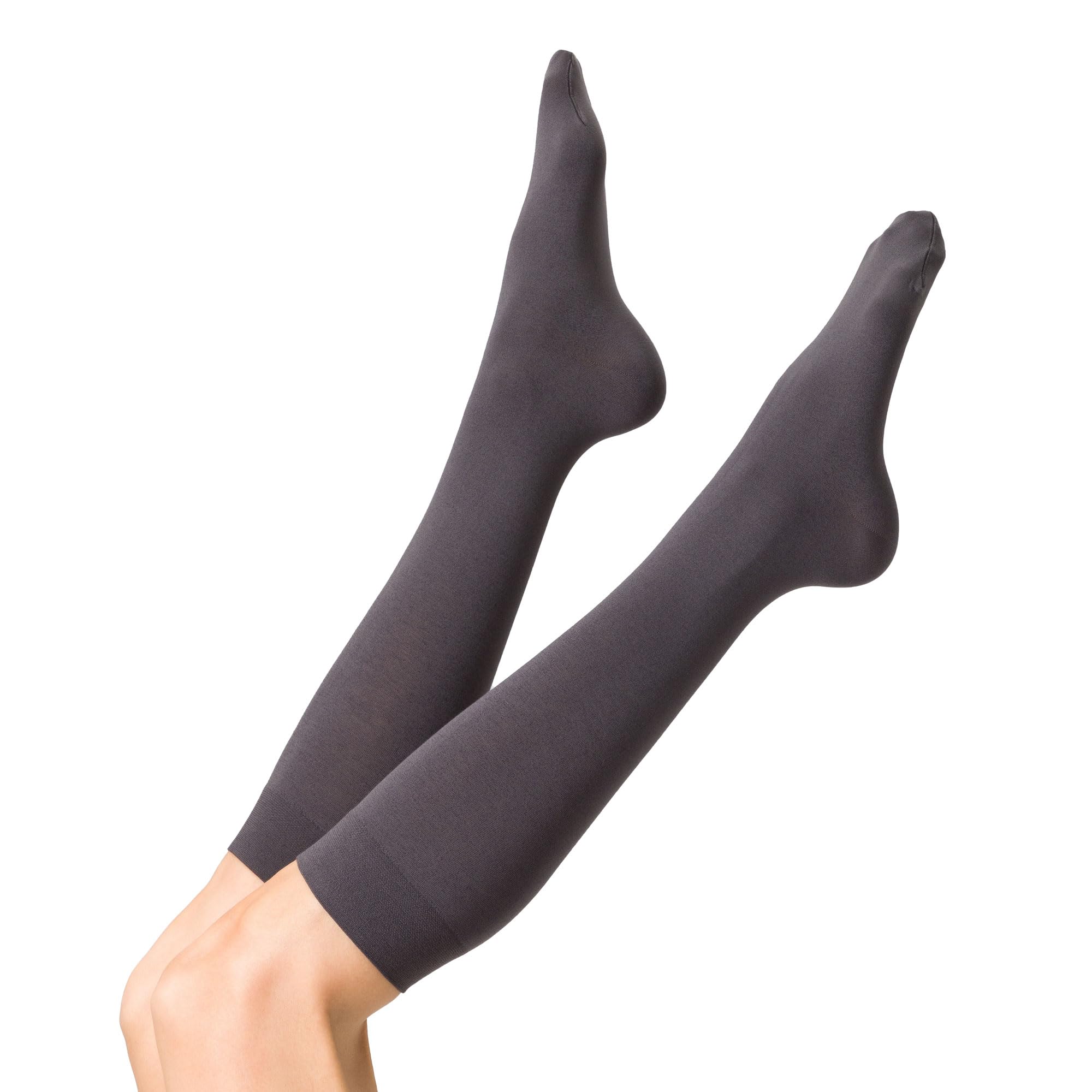 kunert-sensual-cotton-kniestr-mpfe-130-den-antracite-35-38 image 2