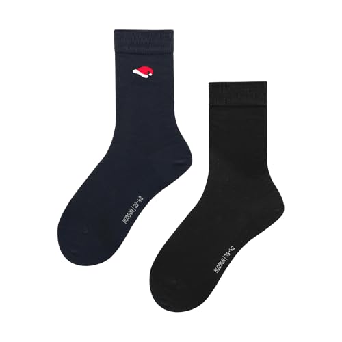 hudson-relax-santa-unisexsocken-schwarz-2er-pack image 6