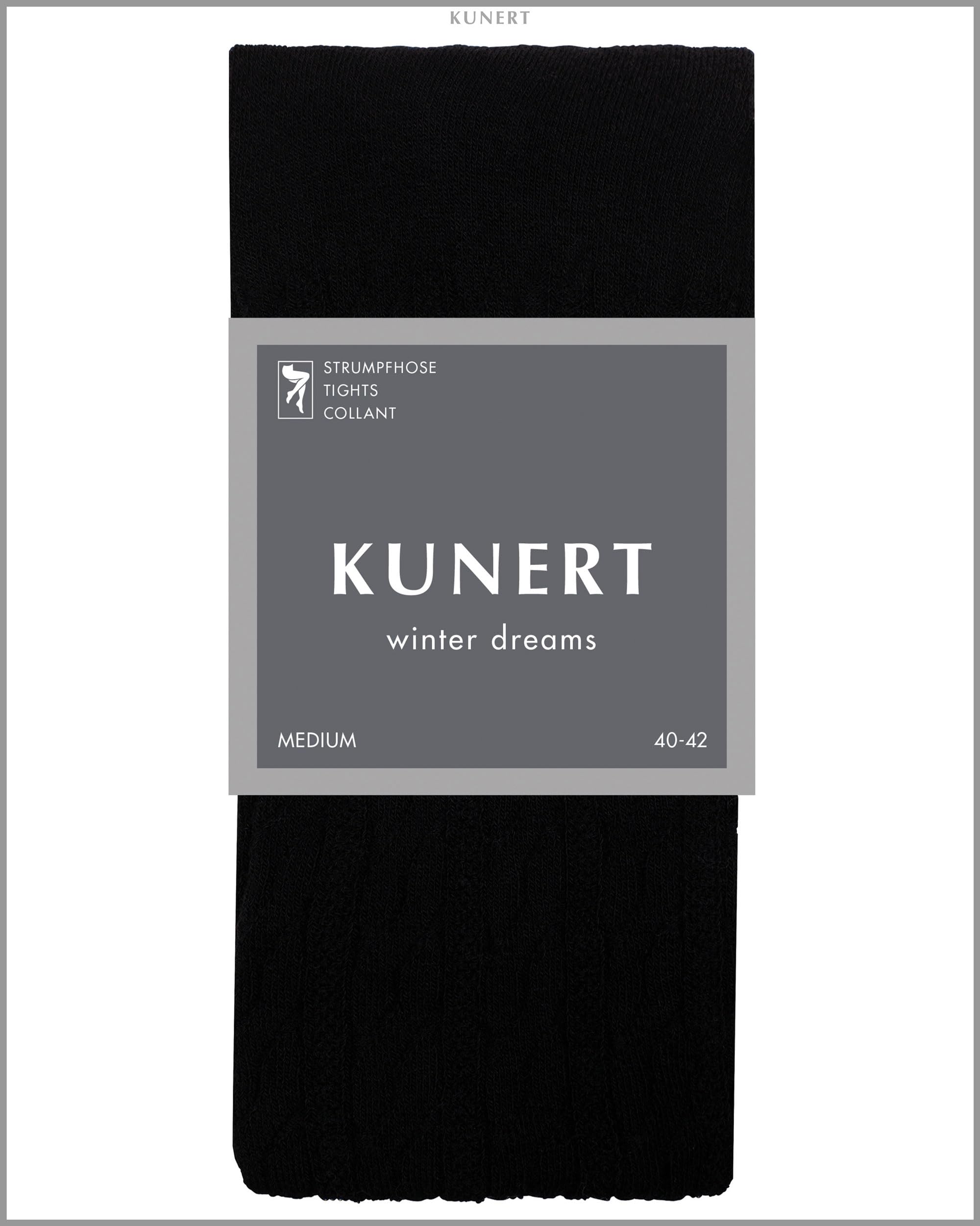 kunert-wool-care-winter-dreams-strumpfhose-zopf-schwarz image 4