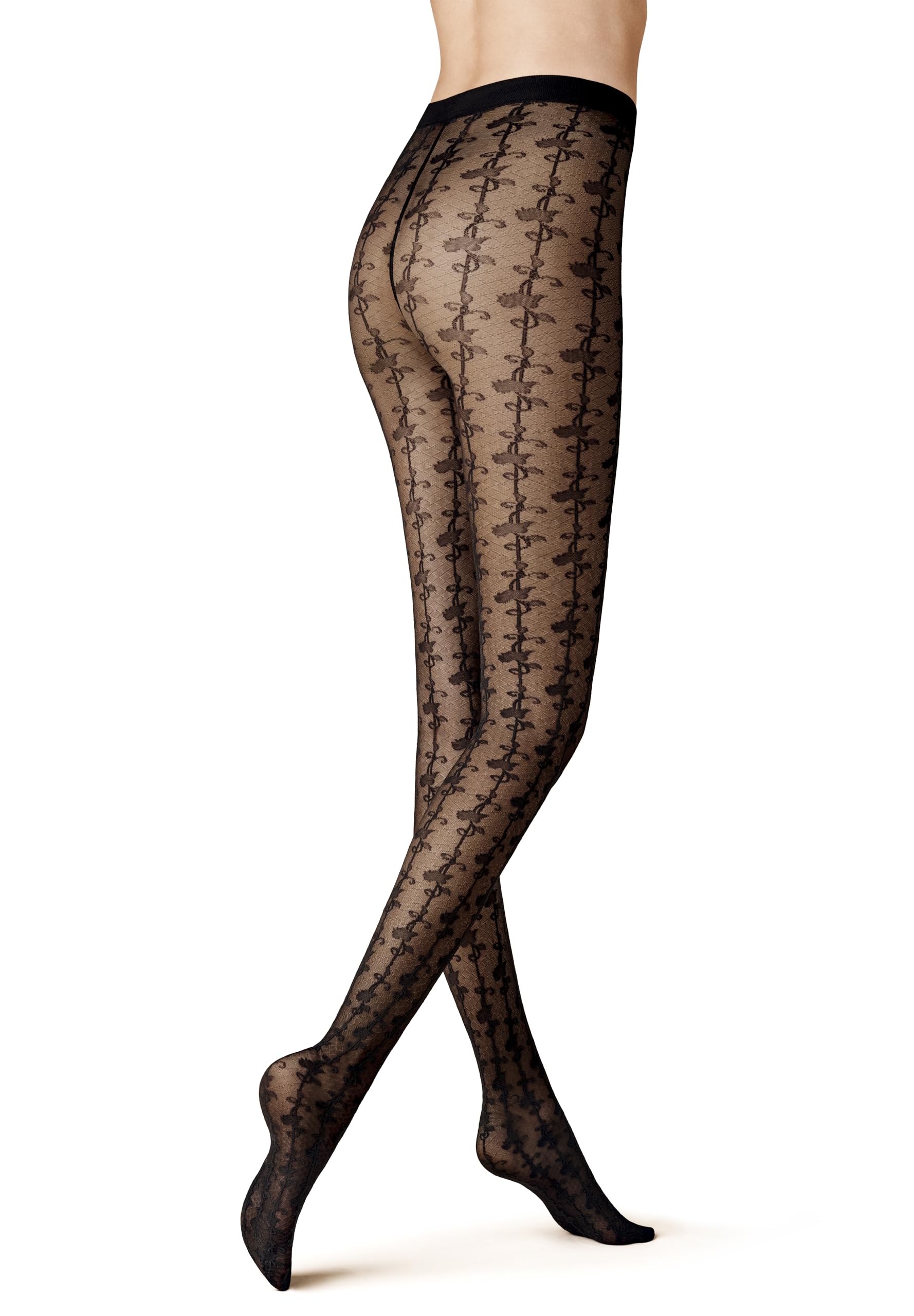 kunert-raffinesse-rose-romance-strumpfhose-50-den-schwarz image 2