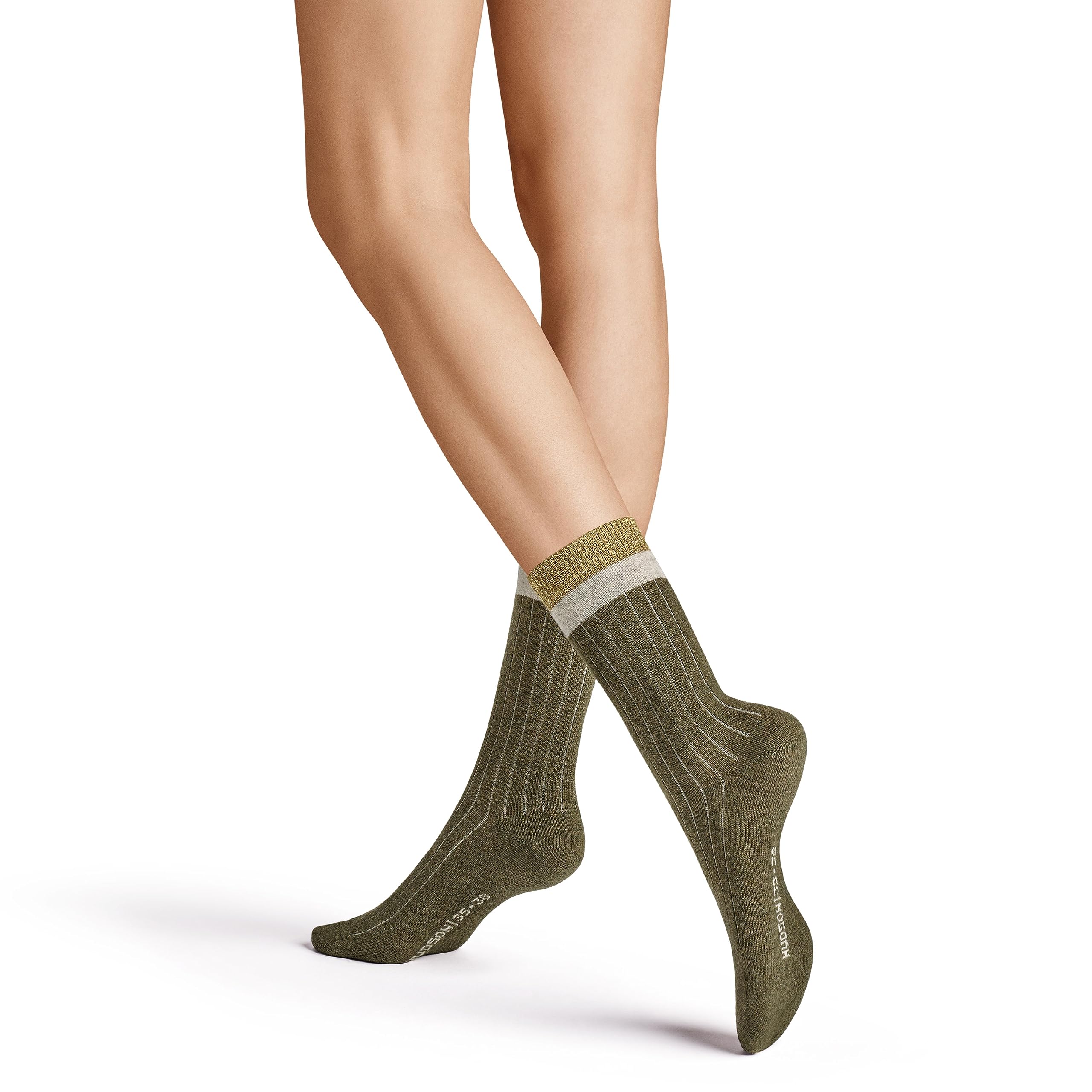 hudson-relax-fluffy-stricksocken-rippe-schwarz-35-38 image 3