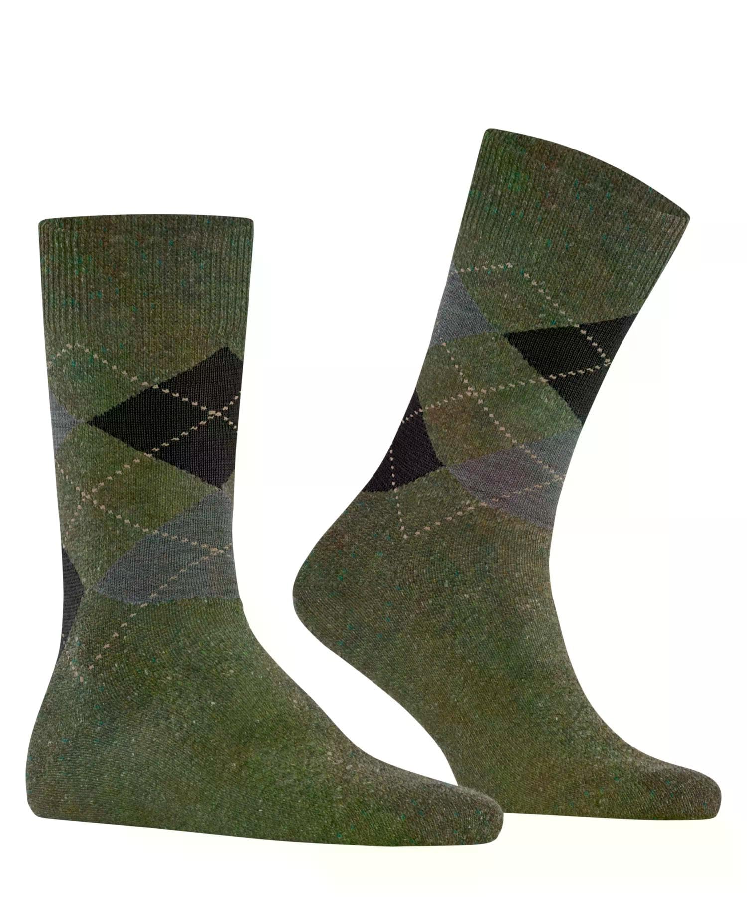 burlington-dundee-socken-herren-gr-n-jasper-wolle-tweed image 4