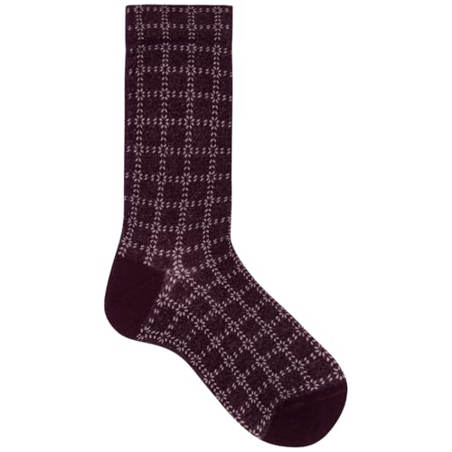 kunert-raffinesse-dots-check-socke-1er-pack-blau-39-42 image 6