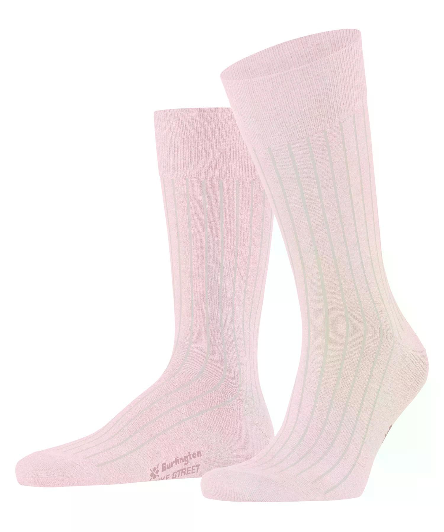 burlington-duke-street-herren-socken-powder-rose-baumwolle image 1