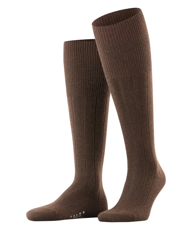 falke-lhasa-rib-kniestr-mpfe-braun-wolle-kaschmir-43-46 image 1