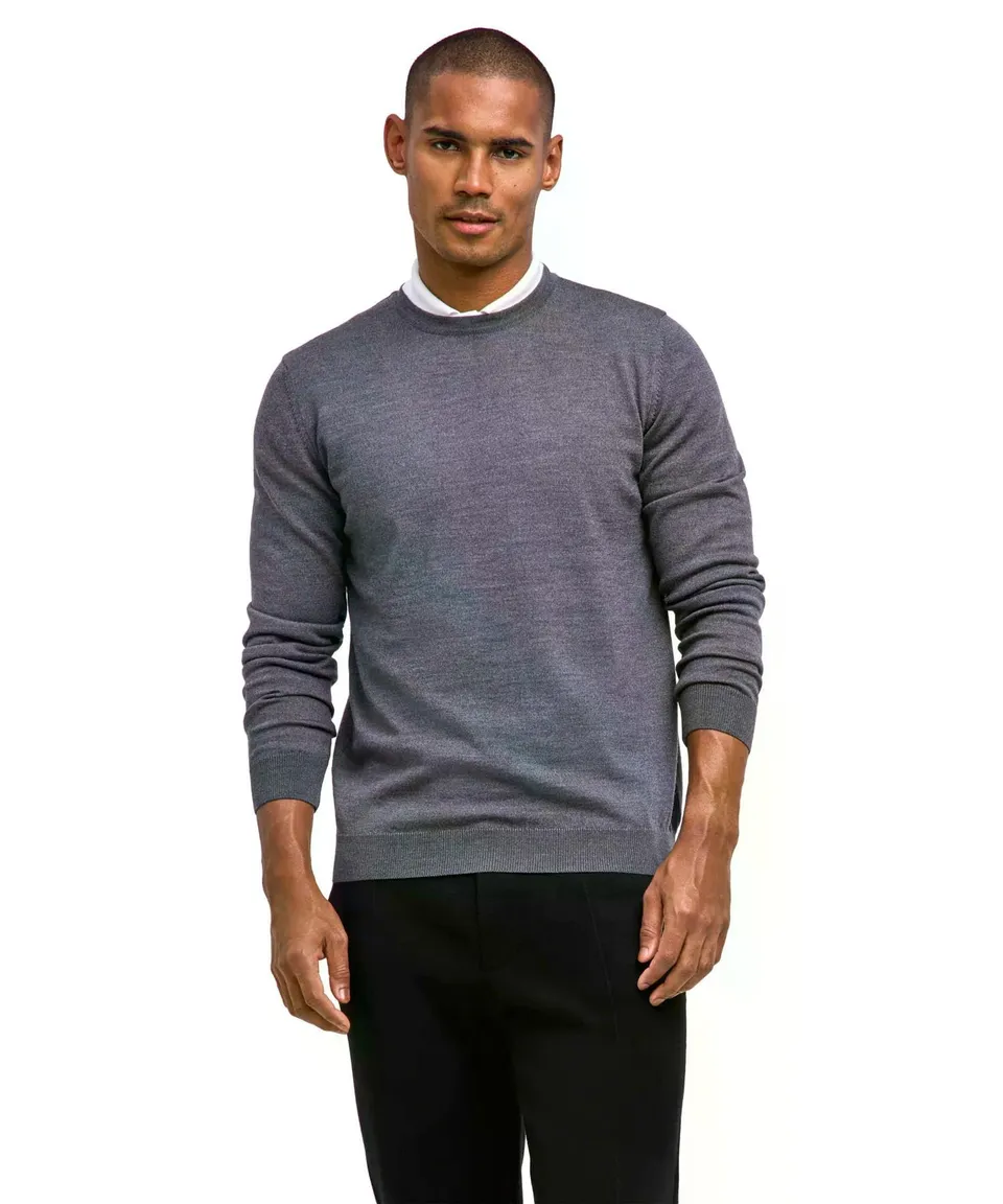 falke-merino-basic-pullover-herren-schwarz-l image 1