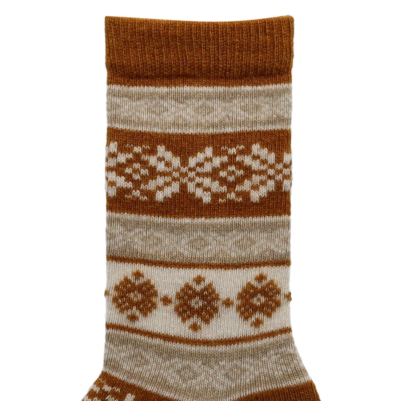 hudson-relax-cozy-nordic-socken-wollmix-ockerbraun-35-38 image 2