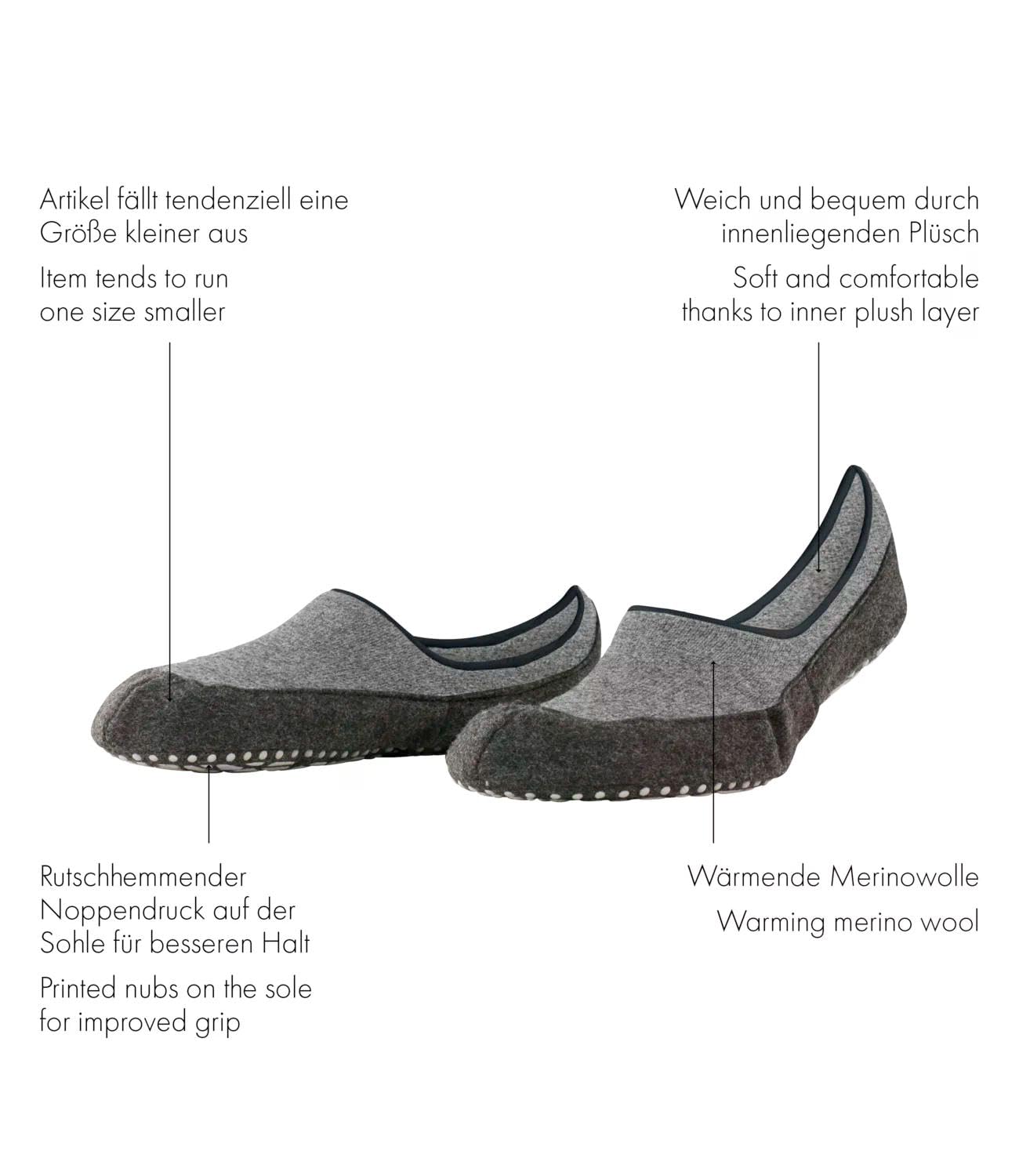 falke-cosyshoe-stoppersocken-merino-deer-braun-43-44 image 3