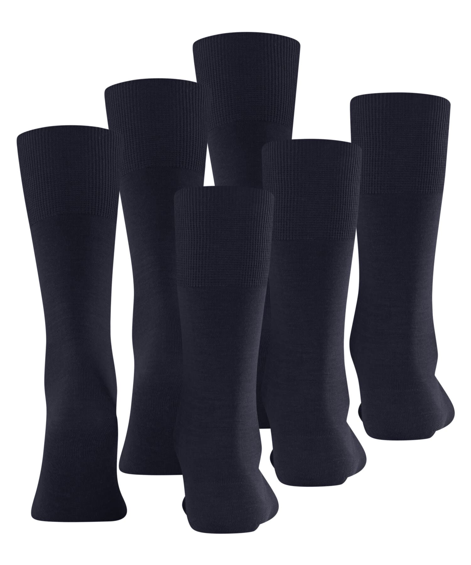 falke-airport-herren-socken-3er-pack-schwarz-43-44-wolle image 2