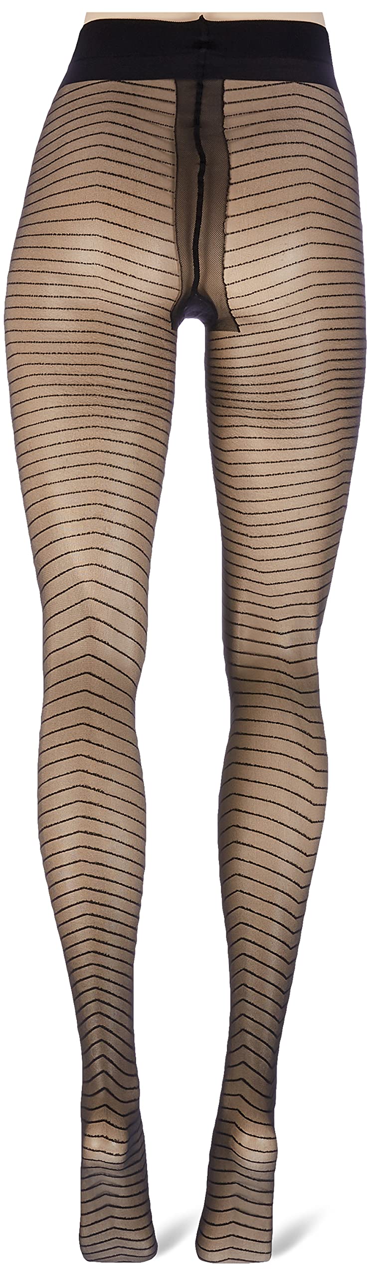 hudson-simply-line-strumpfhose-40-den-schwarz-streifen image 4