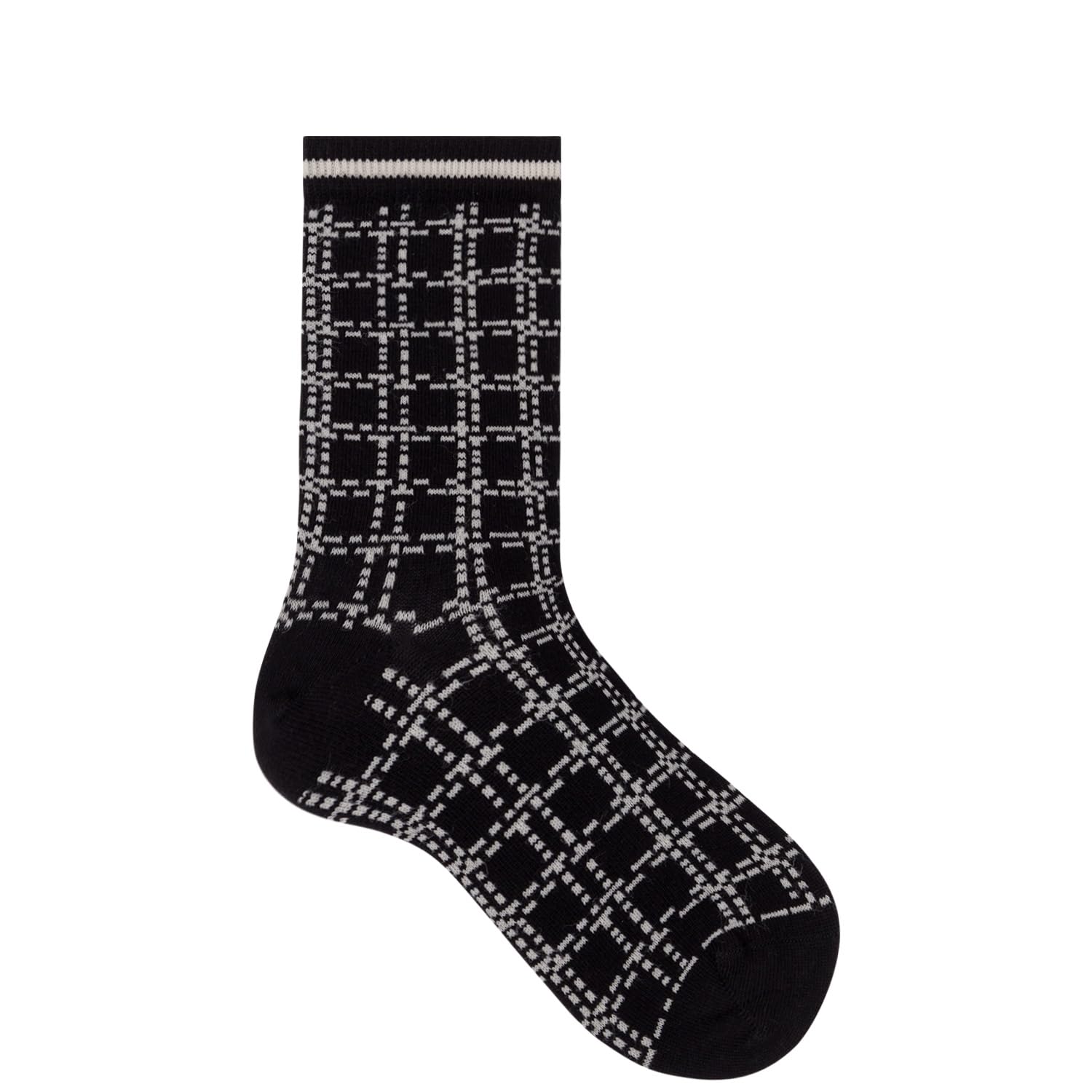hudson-only-chain-socke-royal-blue-karomuster-1er-pack image 2