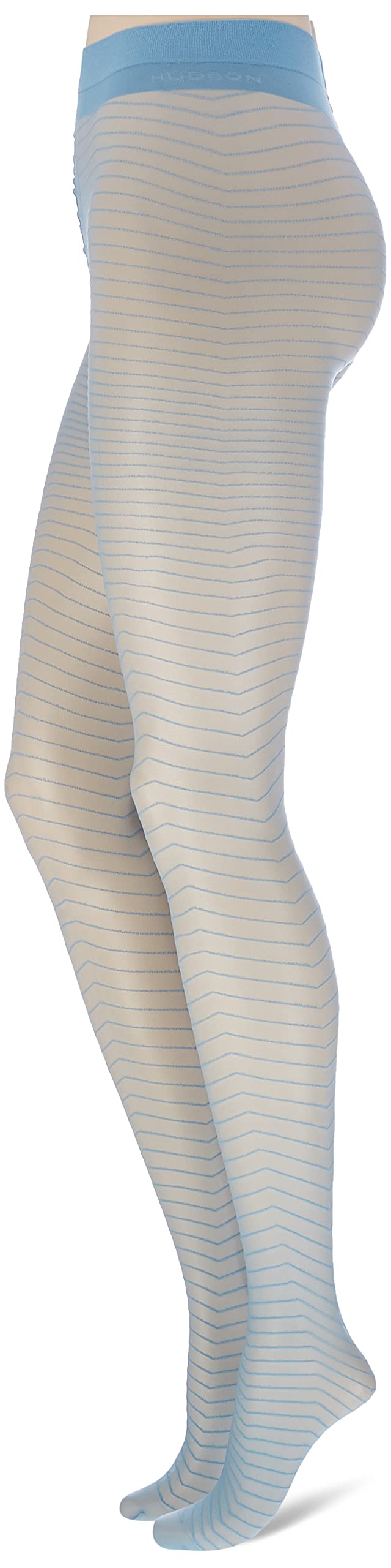 hudson-simply-line-strumpfhose-40-den-streifen-transparent image 2