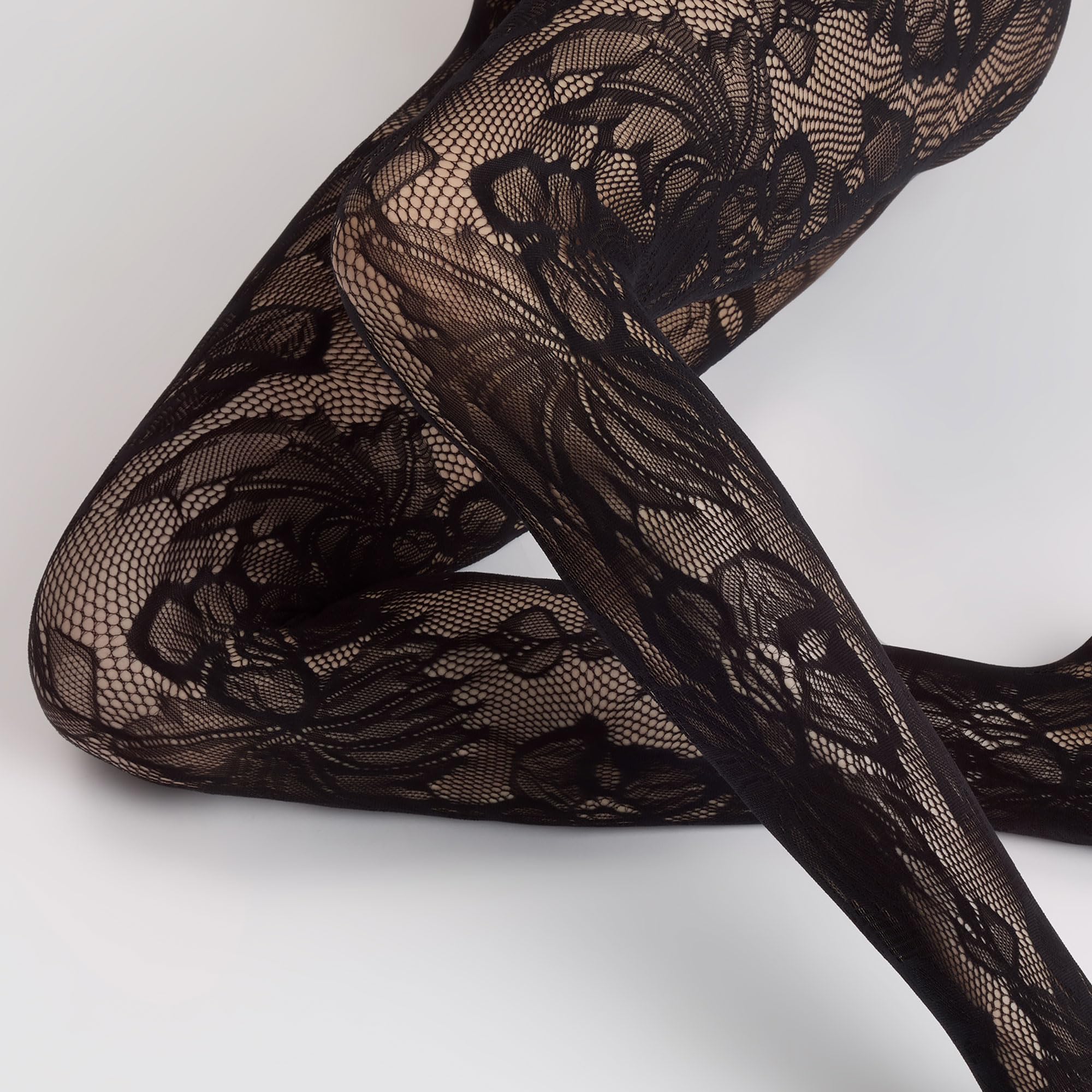 hudson-simply-playful-flower-netzstrumpfhose-blumen-38-40 image 4