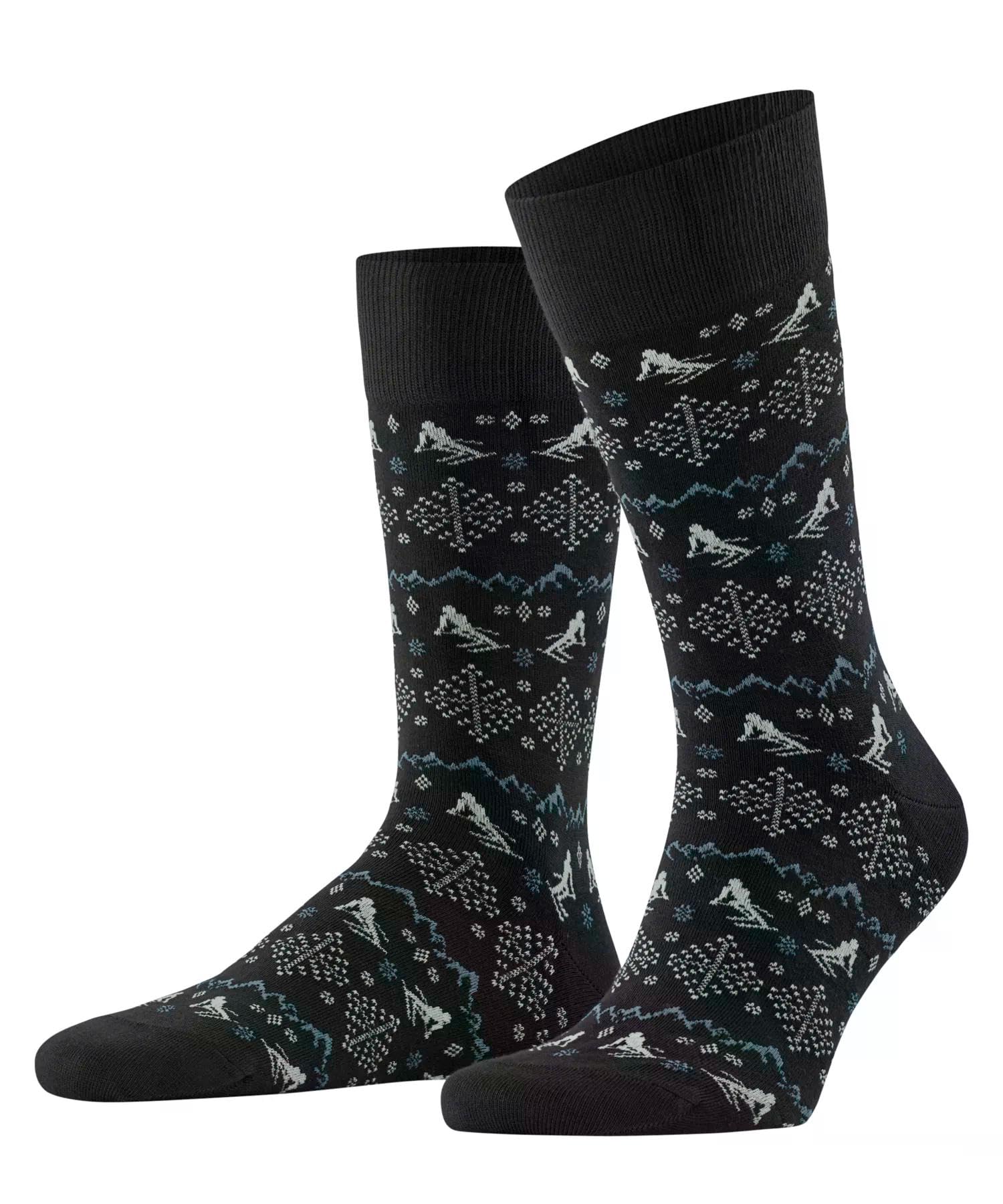 falke-sk2-ski-slope-so-socken-43-46-schwarz-baumwolle image 1