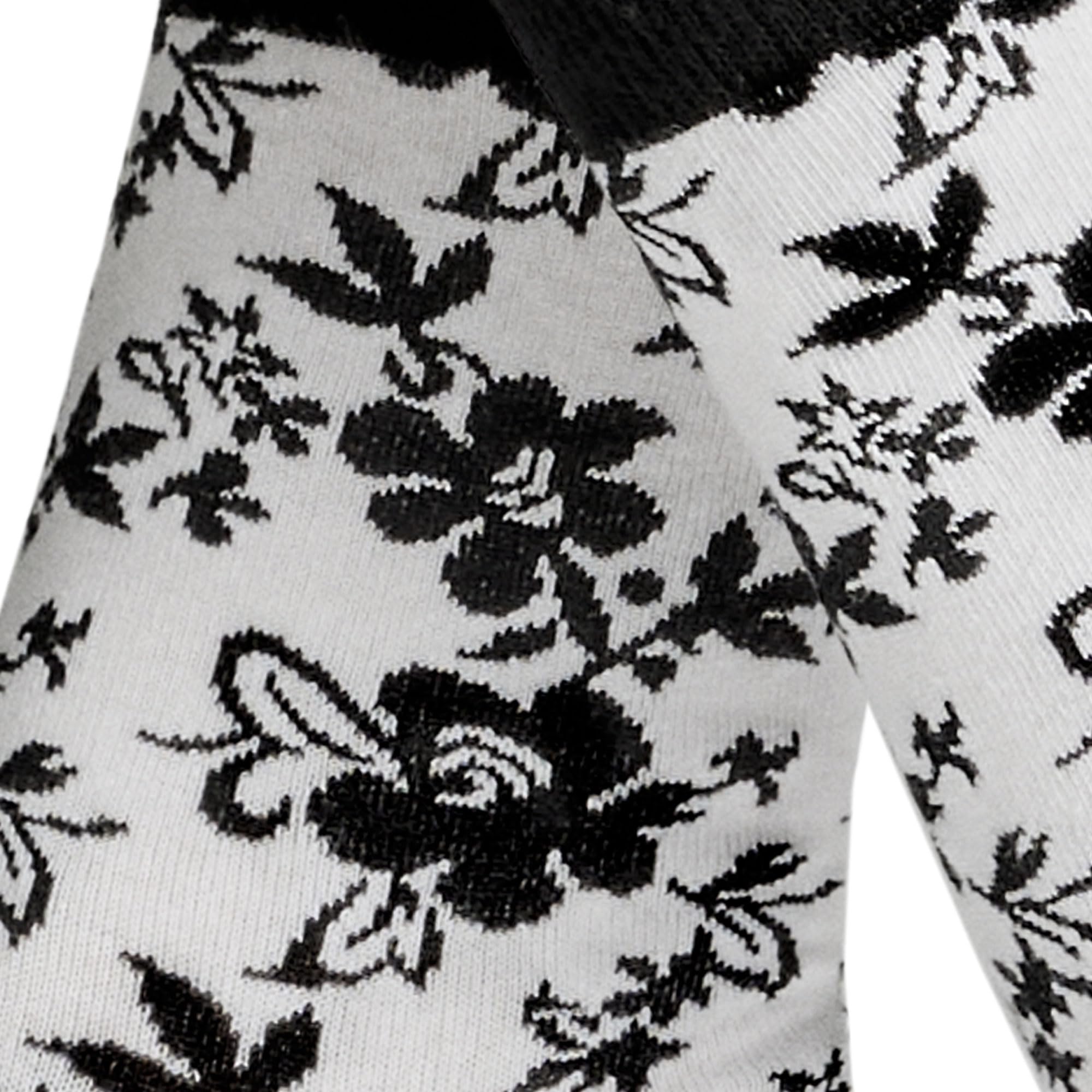 hudson-only-flower-damensocken-schwarz-35-38-blumenmuster image 2