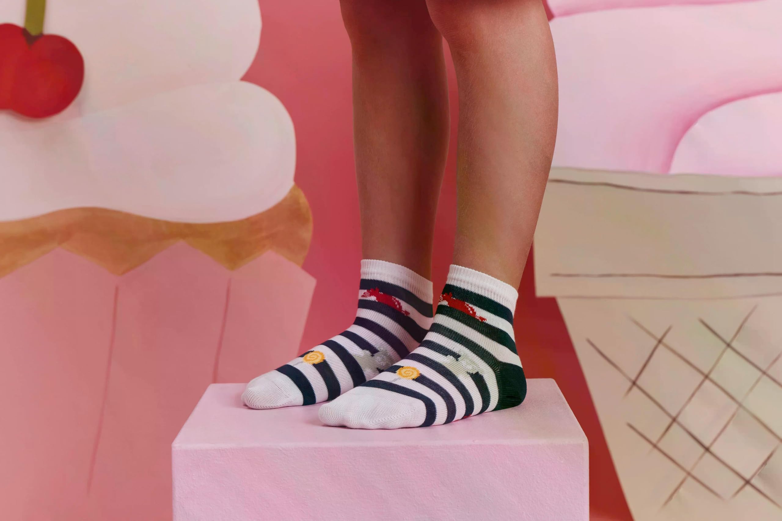falke-family-striped-jellies-sneakersocken-kinder-wei image 5