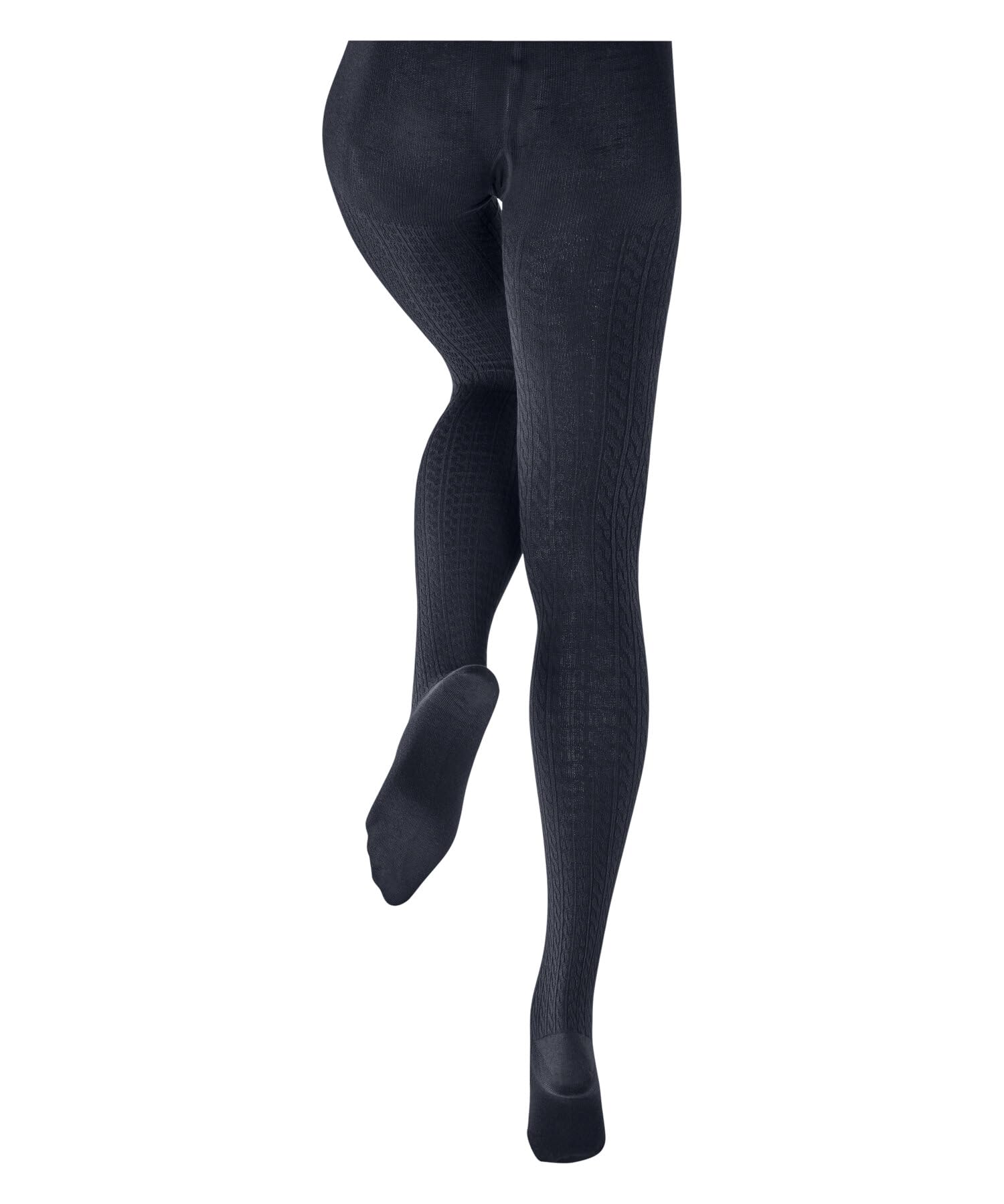 burlington-cosy-cottage-damen-strumpfhose-wolle-zopfmuster image 2