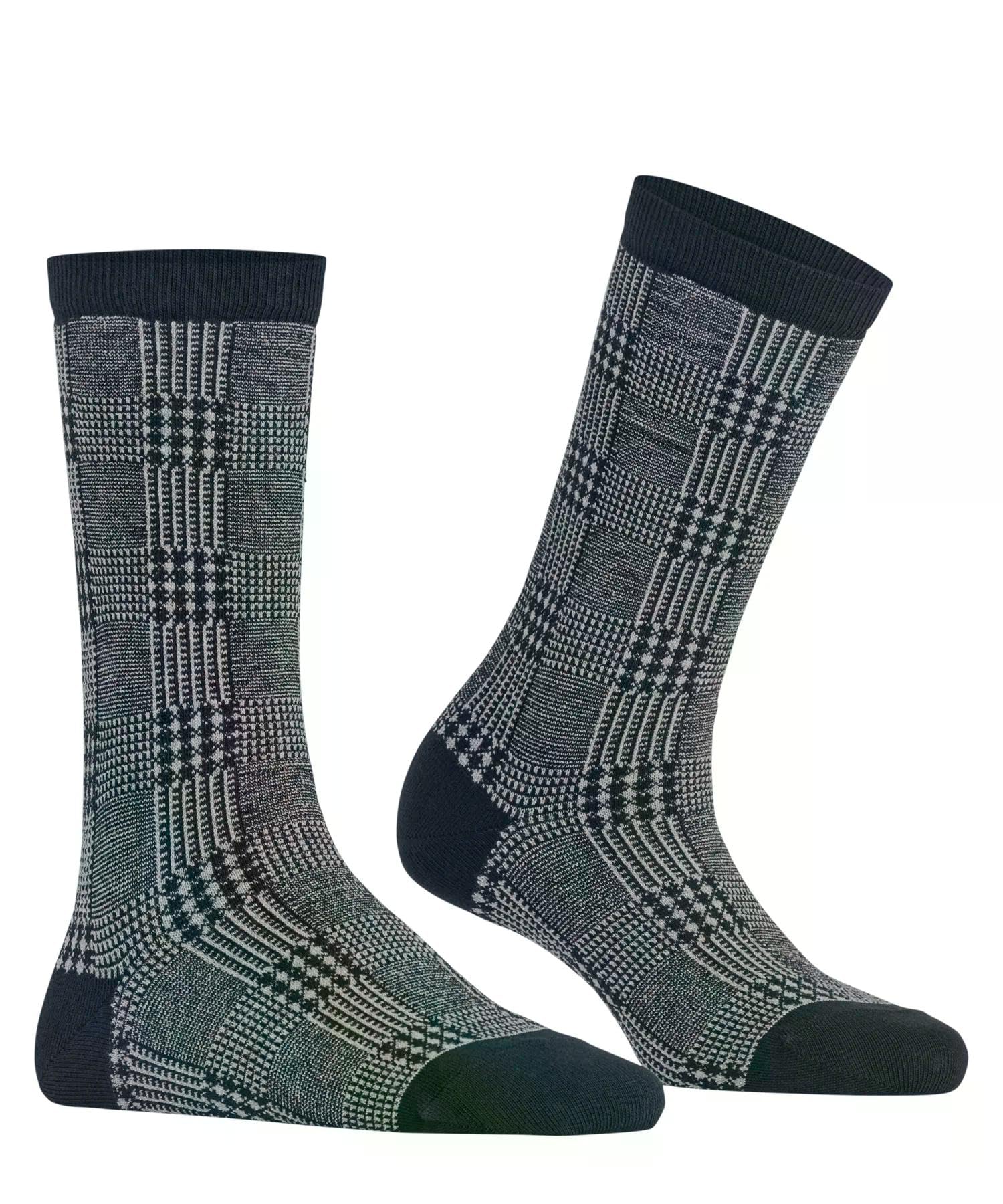burlington-glitter-check-socken-marine-6120-damen-lurex image 3