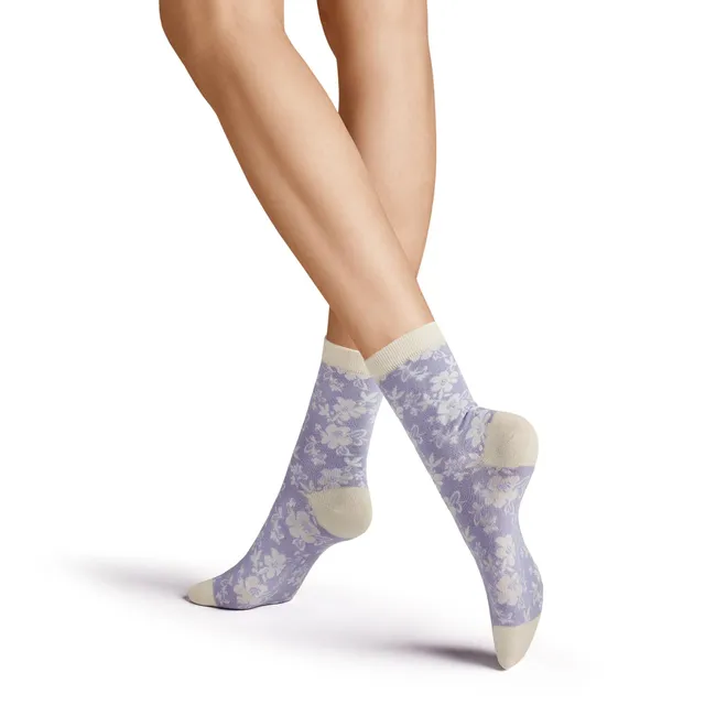 hudson-only-flower-damensocken-off-white-35-38-blumen image 1