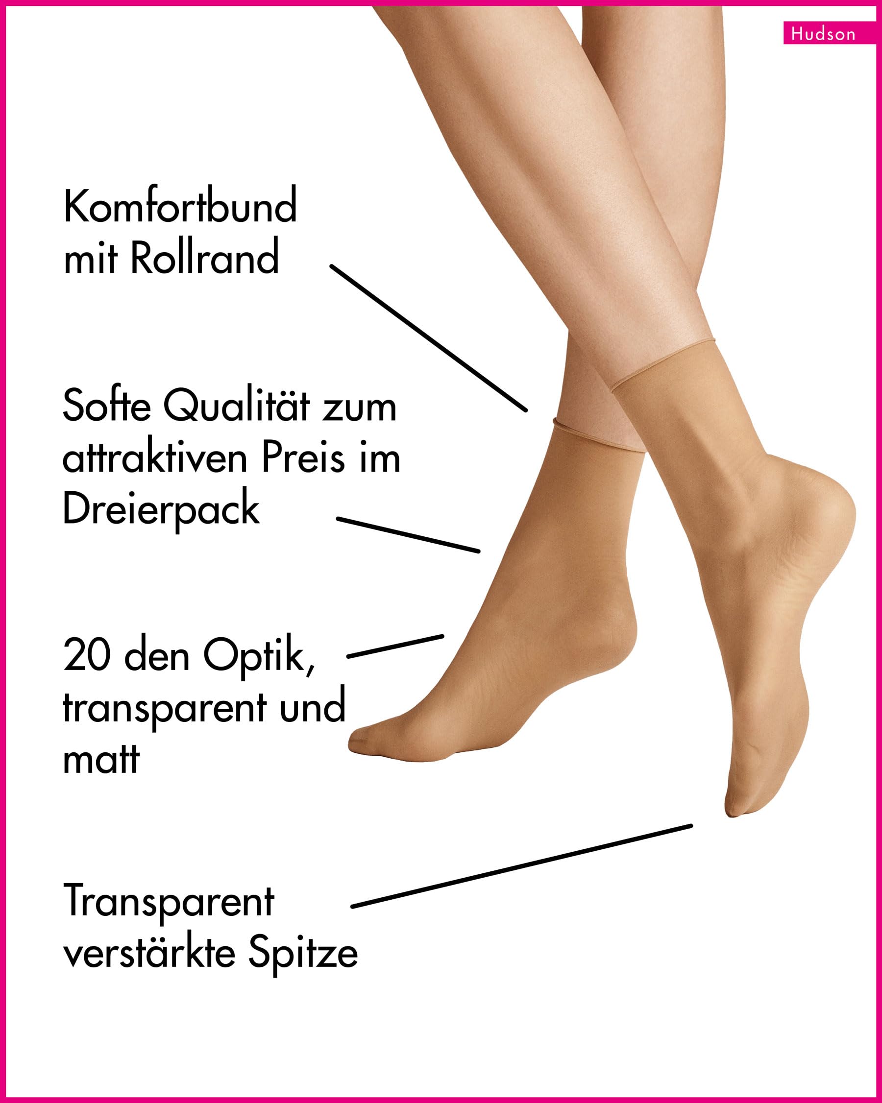 hudson-simply-20-s-ckchen-make-up-35-38-3er-pack image 2