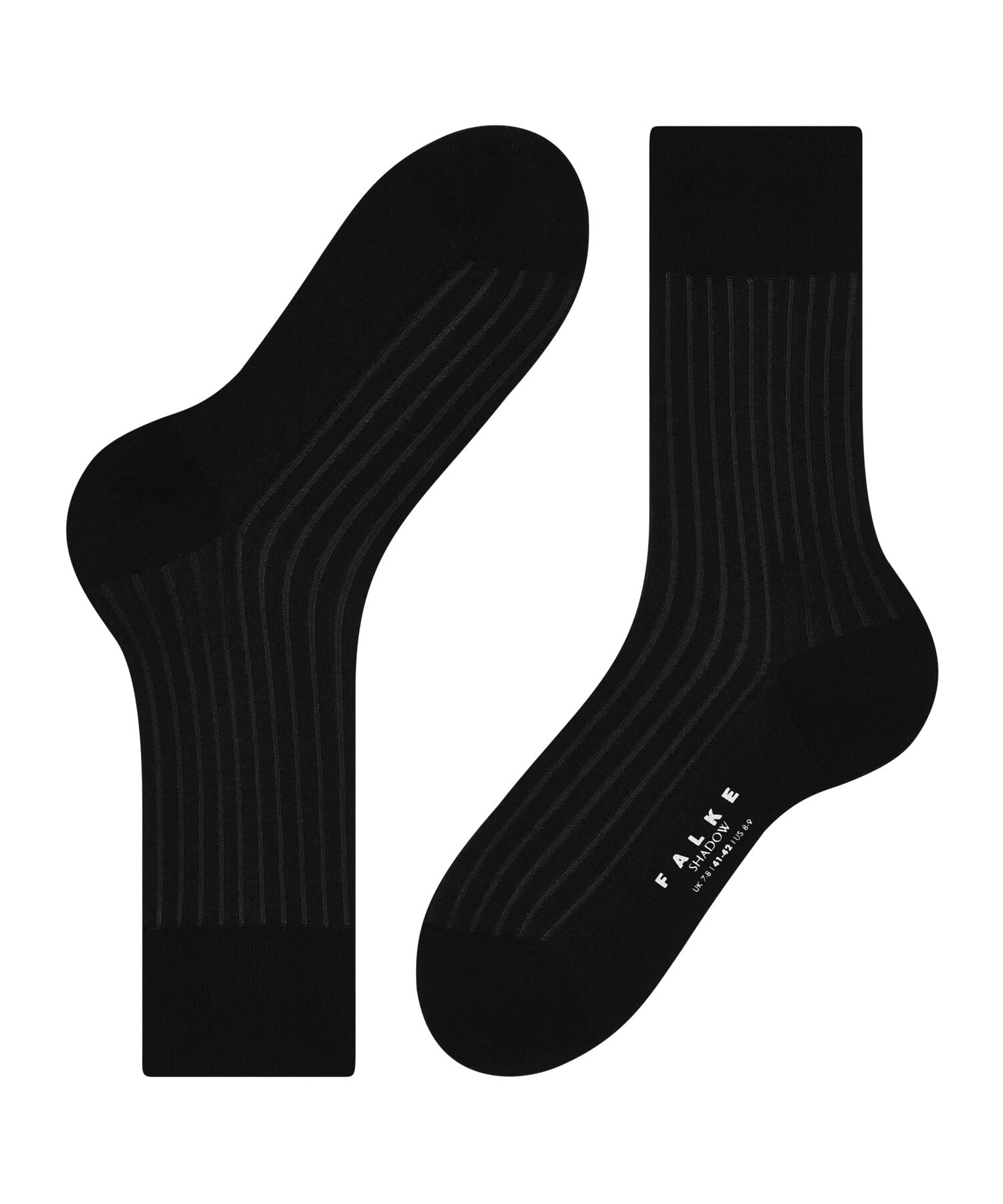 falke-shadow-herrensocken-baumwolle-grey-white-43-44 image 5