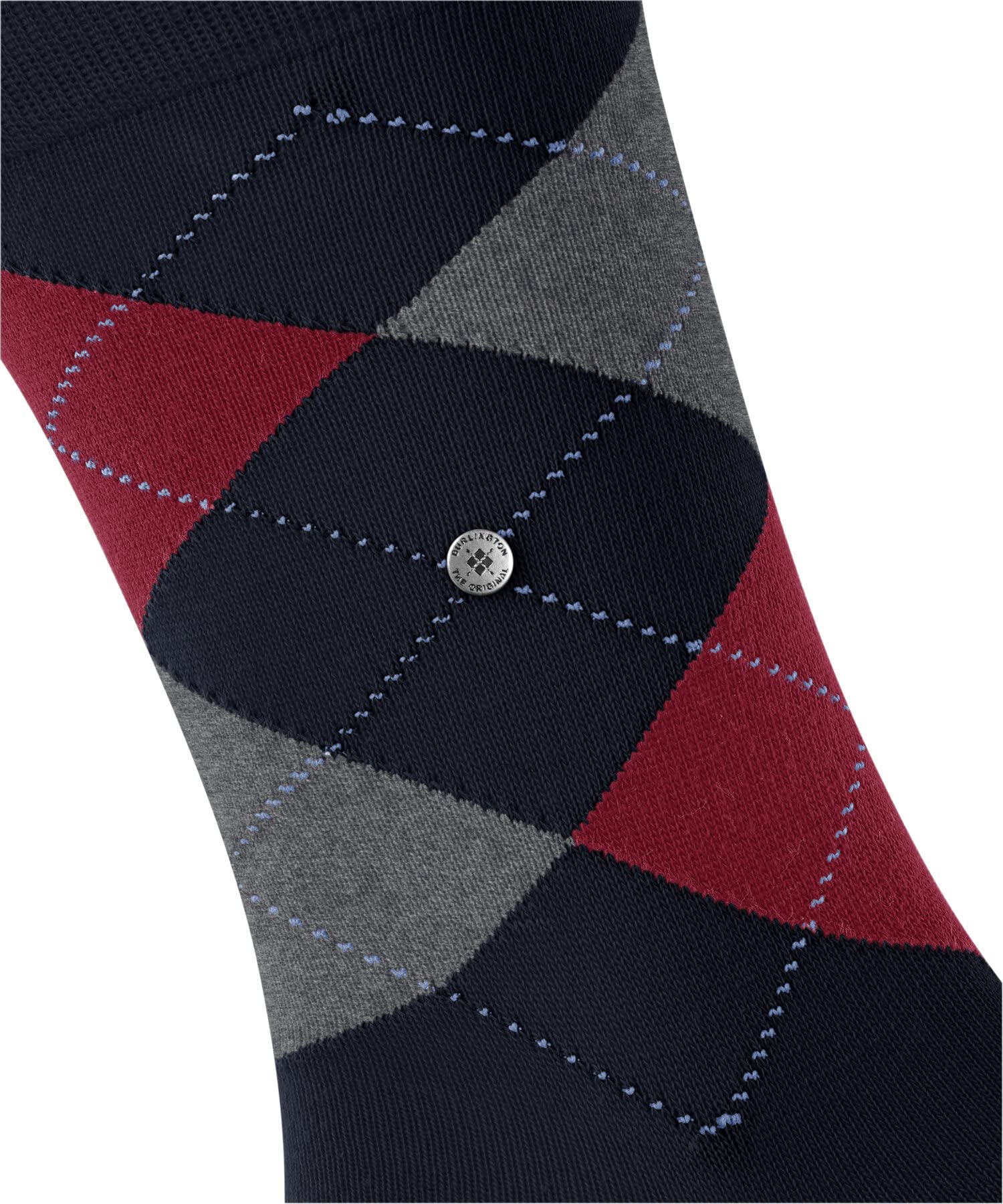 burlington-king-herren-socken-baumwolle-marine-40-46-argyle image 3