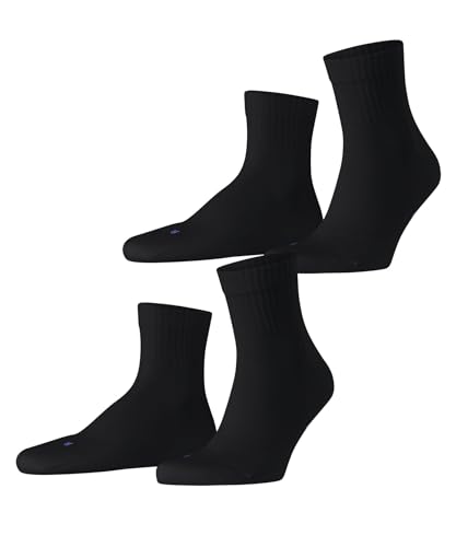 falke-ru4-run-2-pack-sportsocken-baumwolle-wei-schwarz image 7
