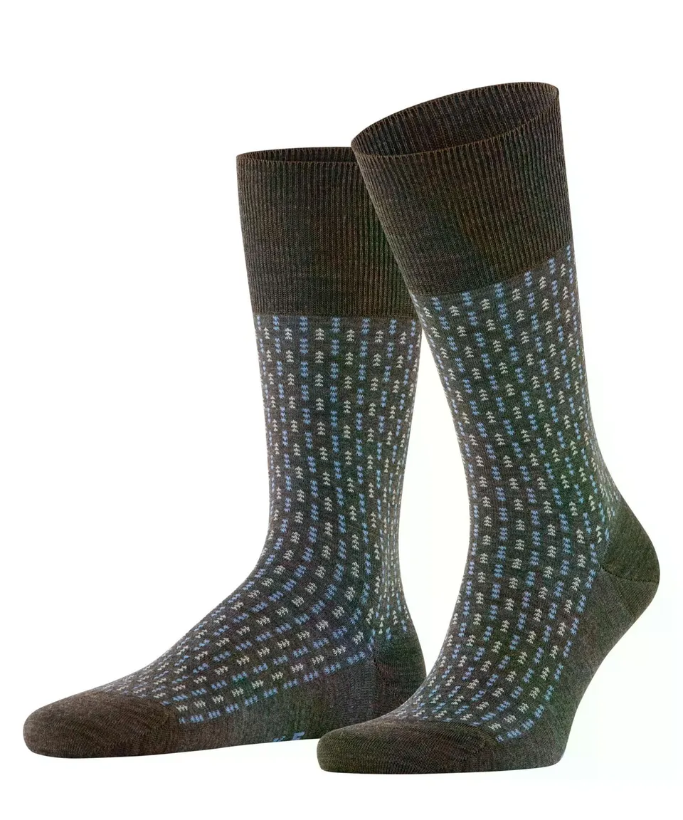 falke-airport-special-edition-socken-brown-mel-wolle-45-46 image 1