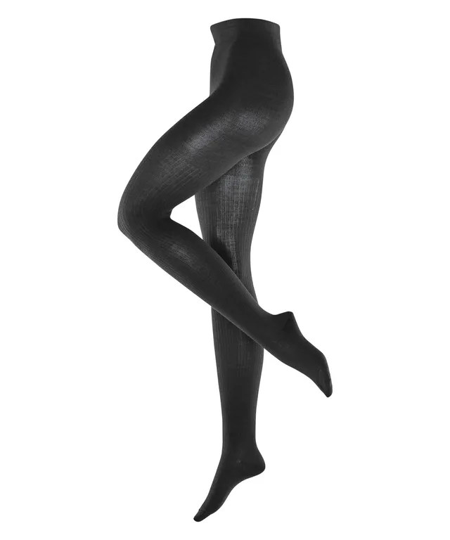 burlington-rib-couture-strumpfhose-damen-schwarz-wolle image 1