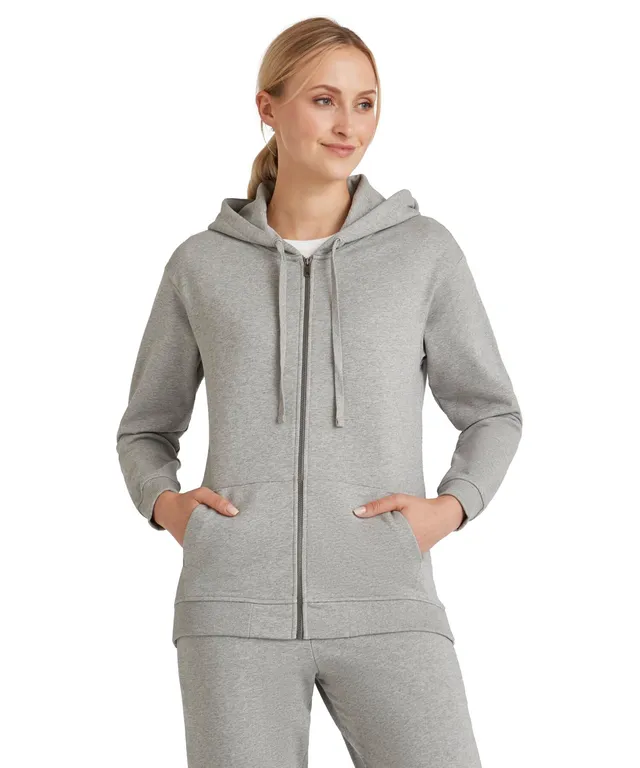 falke-cotton-touch-sweat-zip-jacke-grau-xl-bio-baumwolle image 1