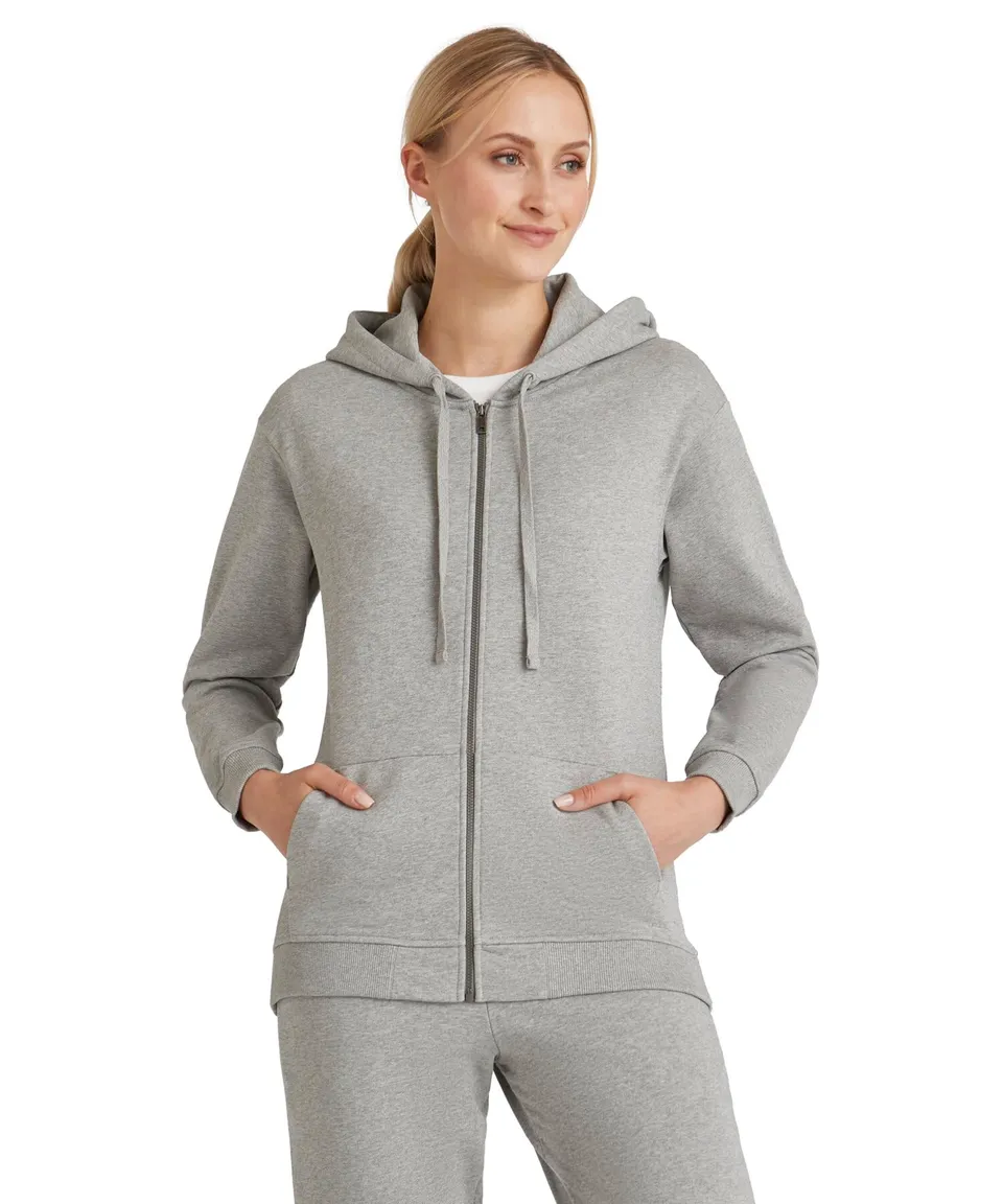 falke-cotton-touch-sweat-zip-jacke-grau-xl-bio-baumwolle image 1