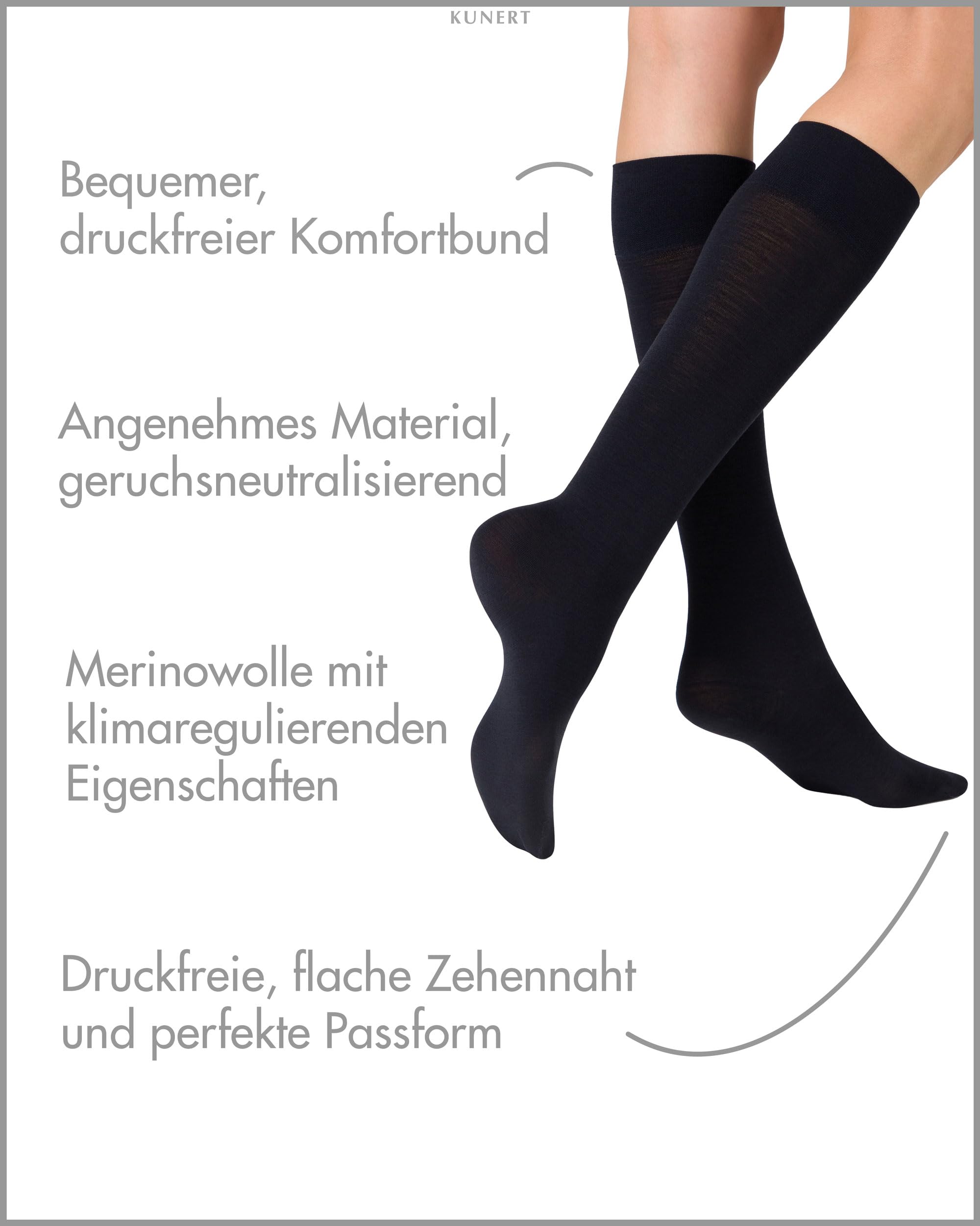kunert-sensual-merino-kniestr-mpfe-130-den-damen-atmend image 2